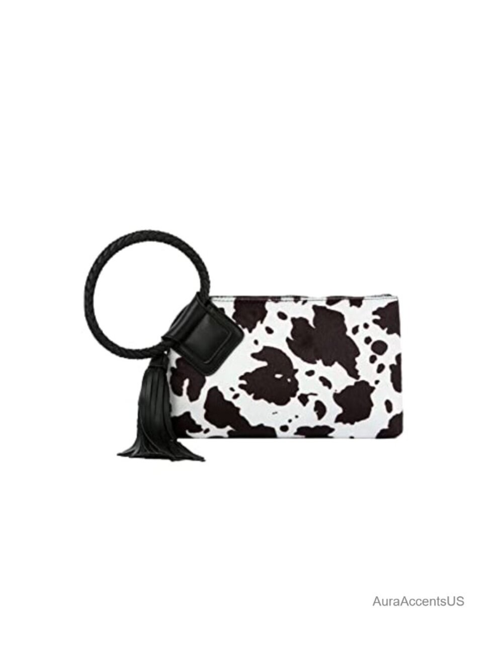 Vegan Leather Wristlet Clutch Wallet Evening Bag with Card Slots